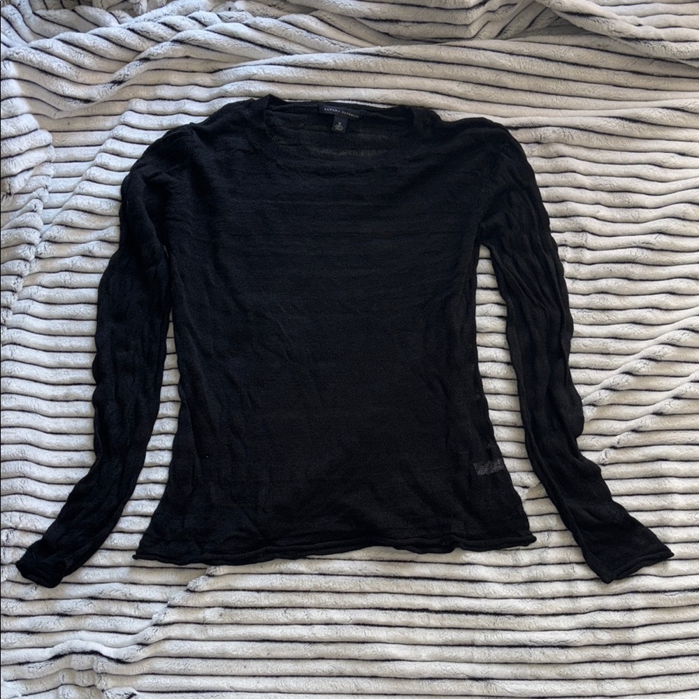 Banana Republic Black Knit Top
